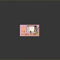 Bright Kids Bedroom Interior With Pink Yellow Walls Bed Desk Bookshelf And Decor