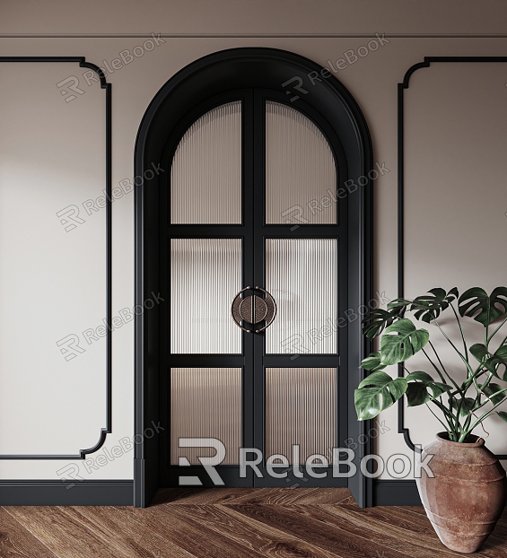 French double-door arch model