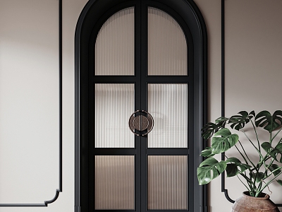 French double-door arch model