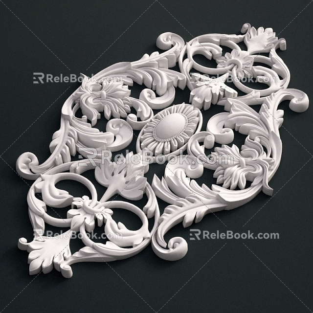 Carved 3d model