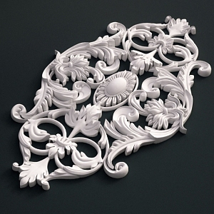 Carved 3d model