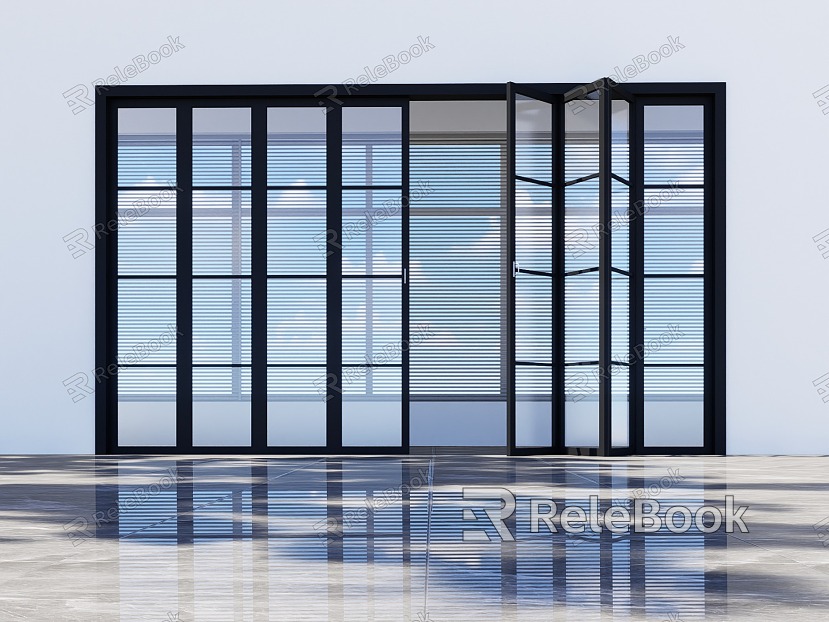 modern folding door model