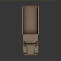 Vintage Military Green Dump Truck 3D Render With Open Cargo Bed And Wheels