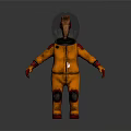 Modern game character alien engineer alien engineer monster 3d model