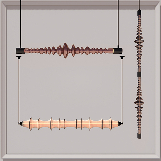 Modern chandelier 3d model