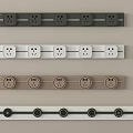 Assorted Color Hardware Tools Power Strips With Multiple Outlets And Sleek Design 3d model