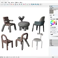 Unique Modern Children's Chairs With Various Creative Designs And Soft Pastel Colors
