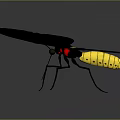 Vibrant Butterfly With Bright Green And Black Wings Displaying Striking Yellow Accents