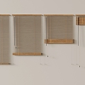 roller blinds venetian blinds 3d model