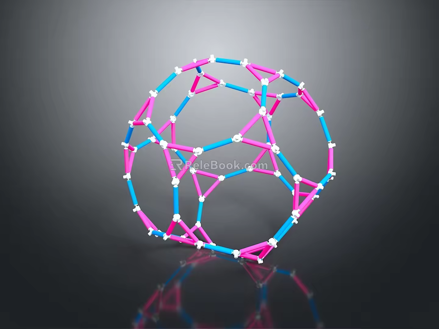 molecular chain gene chain digital daily necessities 3d model