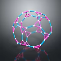 molecular chain gene chain digital daily necessities 3d model