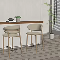 Bar Chair Bar Stool High Stool 3d model