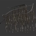Three Curved Metal Mesh Architectural Components For Modern Scene Design