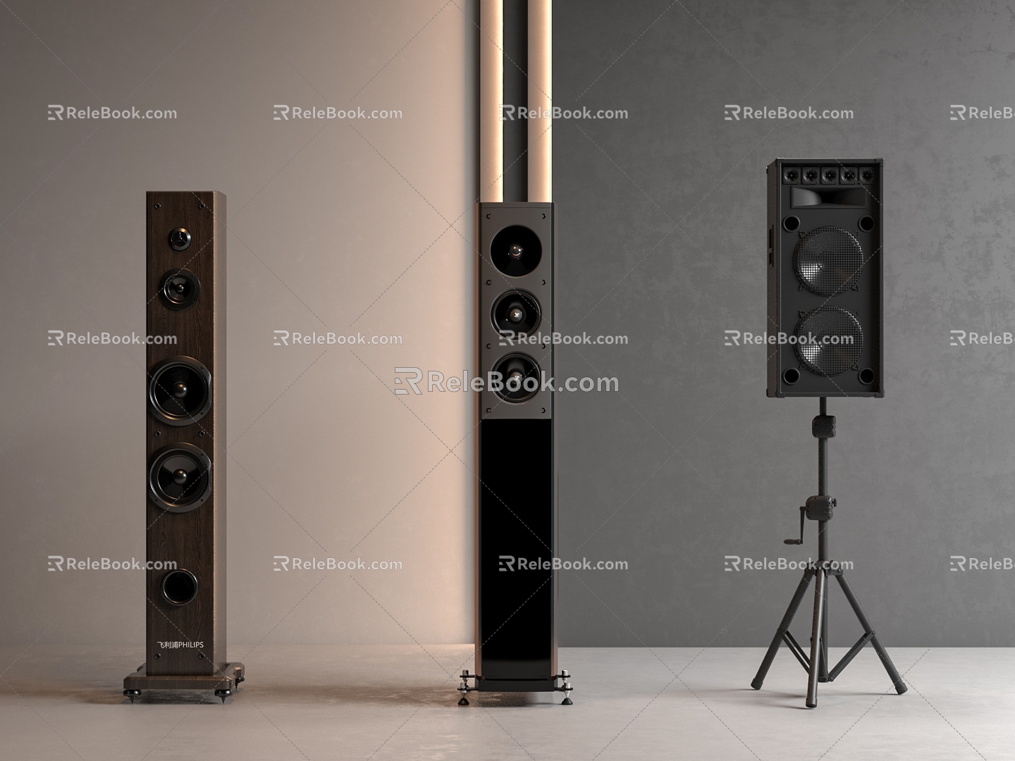 modern sound 3d model