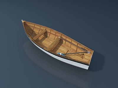 Modern Wooden Boat model