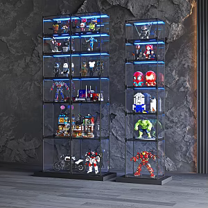 Glass Hand Cabinet Hand Ornaments Doll Ornaments 3d model