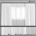 Modern Simple White Curtains For Window With Light Filtering Sheer Panels And Elegant Design