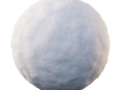 Round White Component With Smooth Textured Surface And Spherical Design 3d model