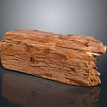 Natural Rustic Wooden Decorative Block With Organic Texture For Home