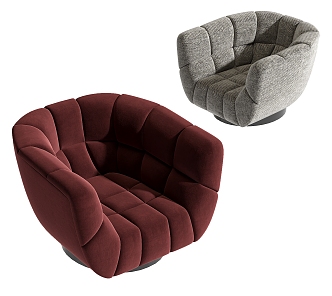 Modern FENDI Single Sofa 3d model