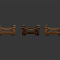 Display of Traditional Wooden Fences with Posts Railings and Classic Design Elements
