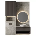 Modern toilet sink basin 3d model
