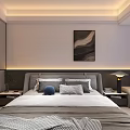 Modern Minimalist Living And Dining Room With Smart TV And Warm Ambient Home Interior Design
