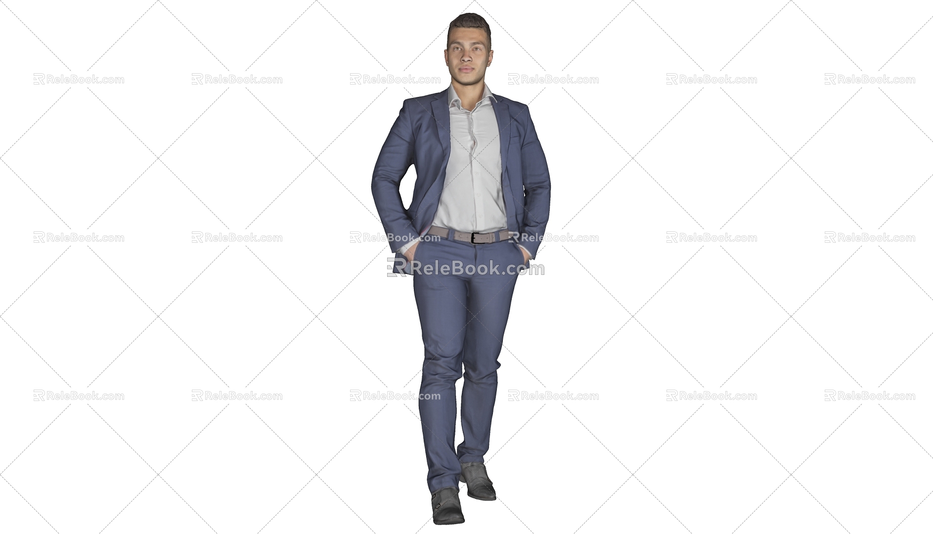 Suit Men Middle-aged Men Business Casual Men model