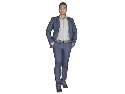 Suit Men Middle-aged Men Business Casual Men model