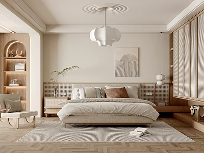Silent Bedroom Home Bedroom 3d model