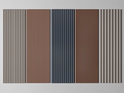 Modern wall plate, wall plate, grille plate, great wall plate, wave plate 3d model