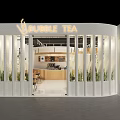 Quiet Milk Tea Shop 3d model