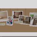 Stylish Photo Wall Featuring Home Interior Pictures And Decorative Handwritten Labels