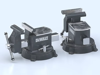 IRWIN Industrial Bench Vises With Heavy Duty Construction And Stable Base For Workshop Use 3d model