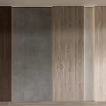 Natural Wood and Gray Wall Paneling Options for Modern Interior Design