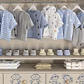 Adorable Baby Wardrobe With Cartoon Animal Decor Storage Baskets And Clothes Shelves