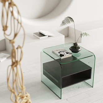 Modern Jesse Bedside Cabinet 3d model