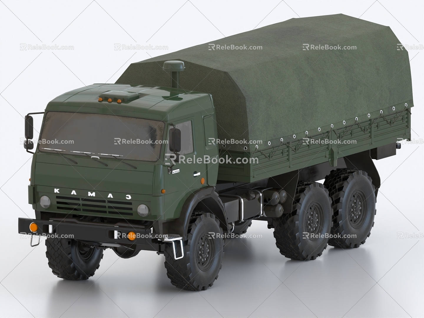 Truck Military Truck Military Transporter 3d model