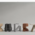 Modern Side Table Side Table Corner Table Combination Small Coffee Table Round Table Storage Rack Bedside Table 3d model