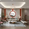 Modern private room large box 3d model