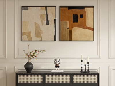 Quiet Decorative Paintings 3d model