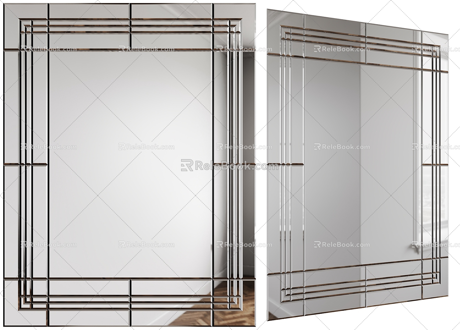 Mirror Vanity Mirror Decorative Mirror 3d model