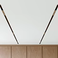 Modern Track Light Embedded Track Light Grille Light Embedded Spotlight Main Light 3d model
