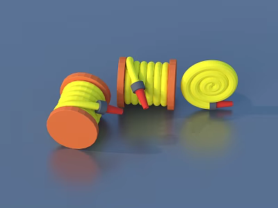 cartoon toy sketch 3d model