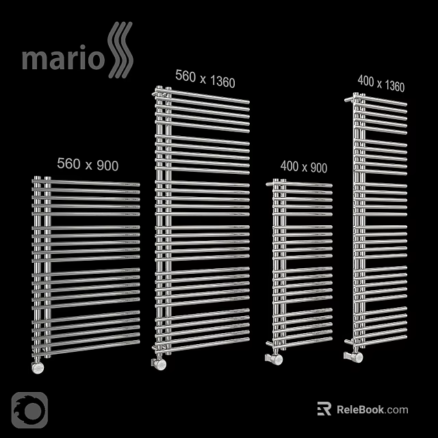 Mario Various Sizes Metal Towel Racks for Bathroom Laundry Daily Use 3d model 