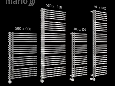 Mario Various Sizes Metal Towel Racks for Bathroom Laundry Daily Use 3d model