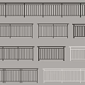 Various Stylish Railing Designs in Black and White for Home Decoration