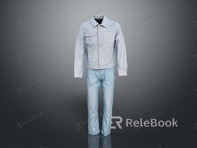 Modern Tooling Men's Tooling Work Clothes Repairman's Clothing model