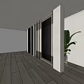 Modern New Chinese Partition Metal Partition Light Luxury Hollow Screen Partition Metal Mesh Partition Grille Screen Partition Wall 3d model
