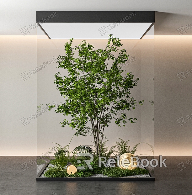 Indoor plant landscaping model